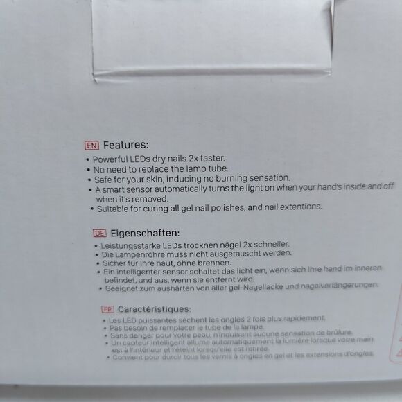 SUNUV LED UV Gel Polish Nail Lamp Dryer Salon Manicure Curing 48W Brand New - Picture 3 of 4